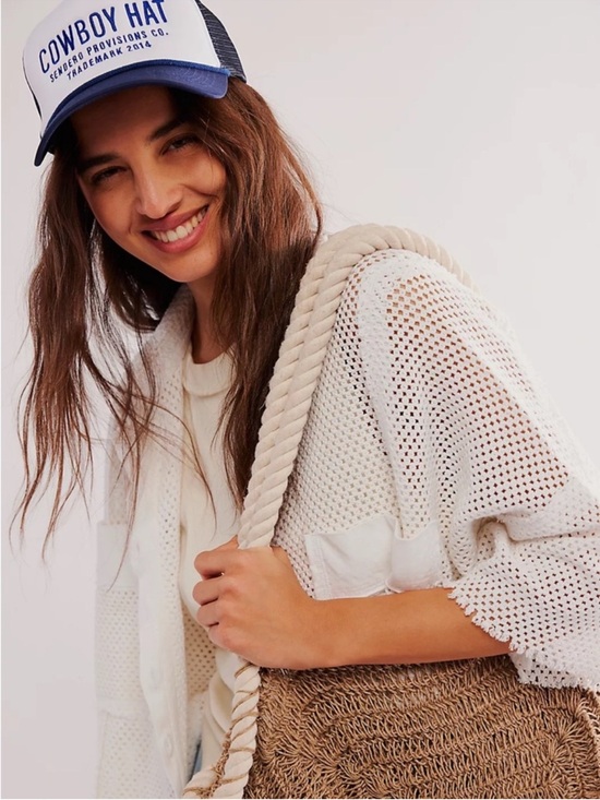 Free People Sendero Provisions Cowboy Hat Navy New One Size main image 5